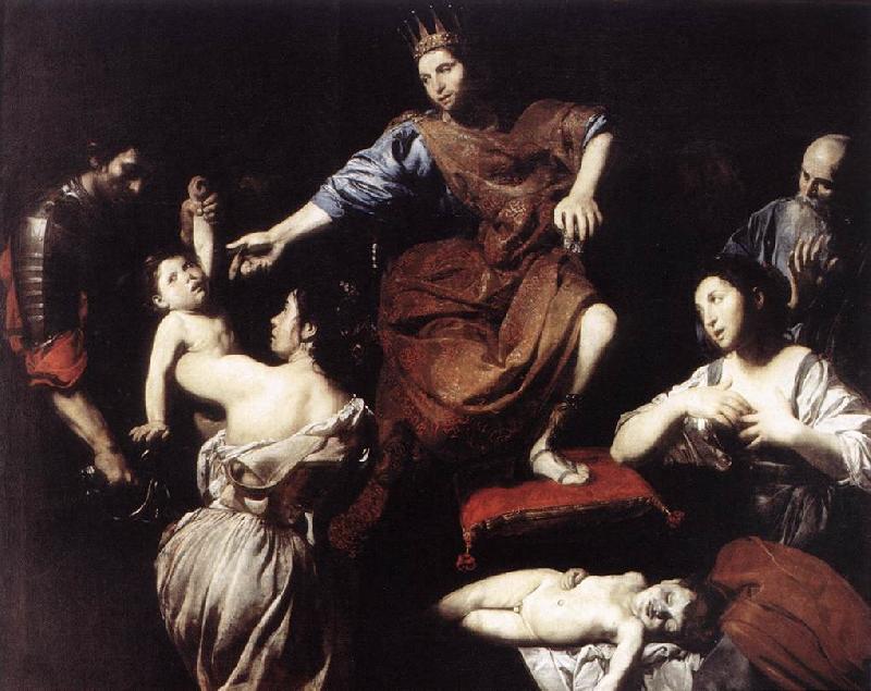 VALENTIN DE BOULOGNE The Judgment of Solomon  at